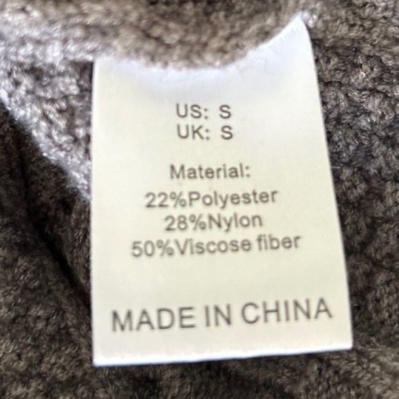 🍁5/30$!! Super Cozy Cable Knit Look Tunic Turtleneck Sweater - Picture 3 of 13